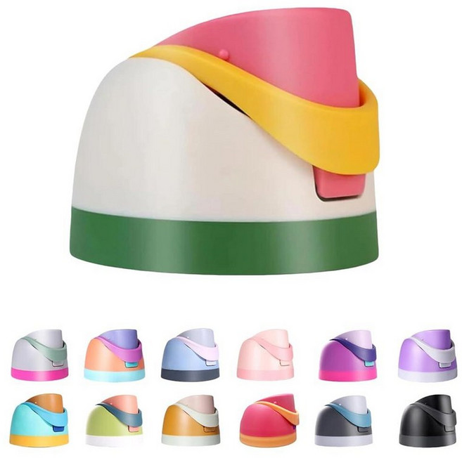 Top Replacement for Owala Lid Owala 24oz Cap 32oz 40oz 16oz Leakproof Freesip School Kids Water, 망고 옐로우