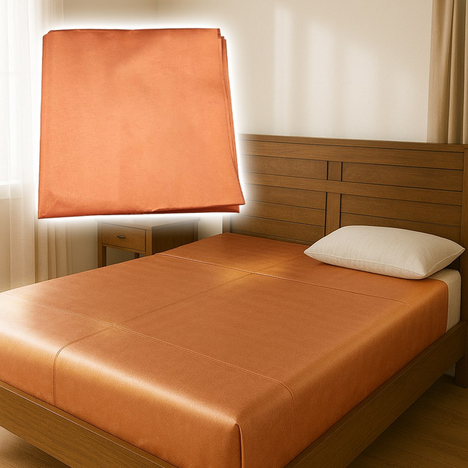 구리섬유 구리 패브릭 수맥차단 구리천 차폐망 구리망 전자파차단 폭1.1M, 1개, 구리패브릭