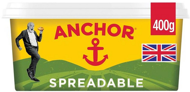 Anchor 앵커 스프레더블 블렌드 오브 버터 앤 레이프시드 오일, 6개, 400g