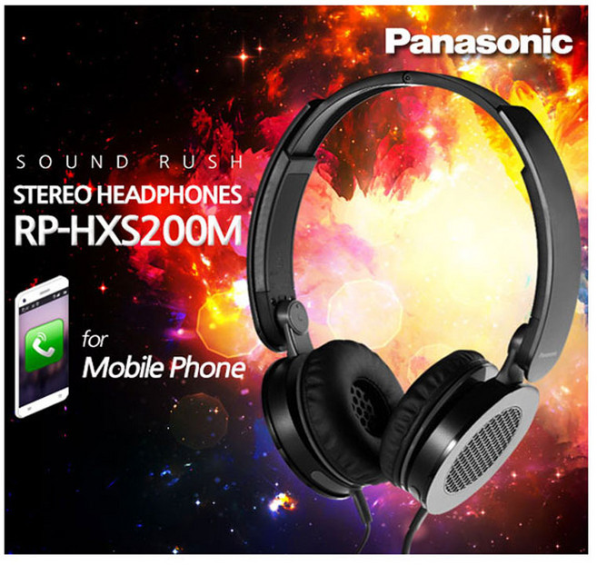 파나소닉 스마트폰헤드폰 RP-HXS200M 통화+음악, 화이트