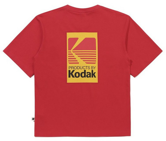 코닥 KODAK 빅로고 컬러 반팔 티셔츠 RED 422322