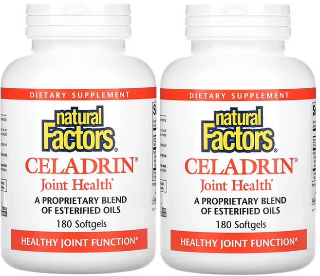 네츄럴팩터스 셀라드린 관절 건강 소프트젤 180정, 2팩 - 쿠팡