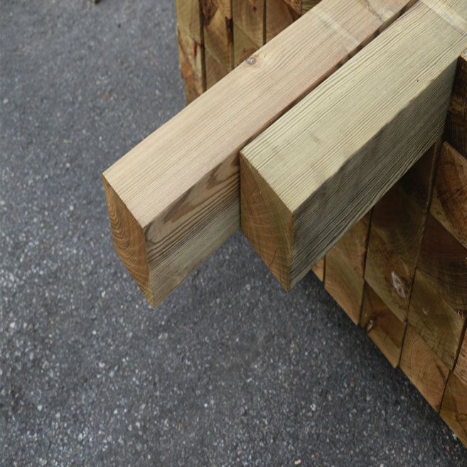 방부목 기둥각재 90mm x 90mm x 1800mm 야외데크 테라스 울타리 DIY 무료재단, 1개