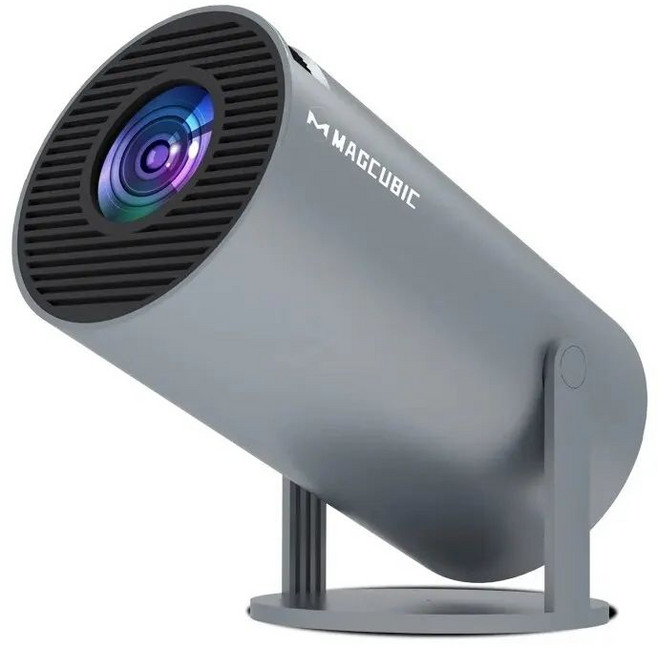 Magcubic 8K Wifi6 프로젝터 안드로이드 미니 소형 가정용 캠핑 빔 가성비, B. HY300 PRO GRAY