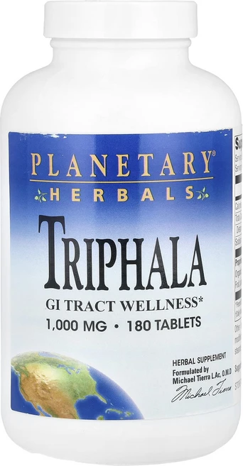 몸관리하세요 겨울입니다 Planetary Herbals 트리팔라 2000mg 180정(1정당 1000mg) 특별관리진행, 180정 - 쿠팡
