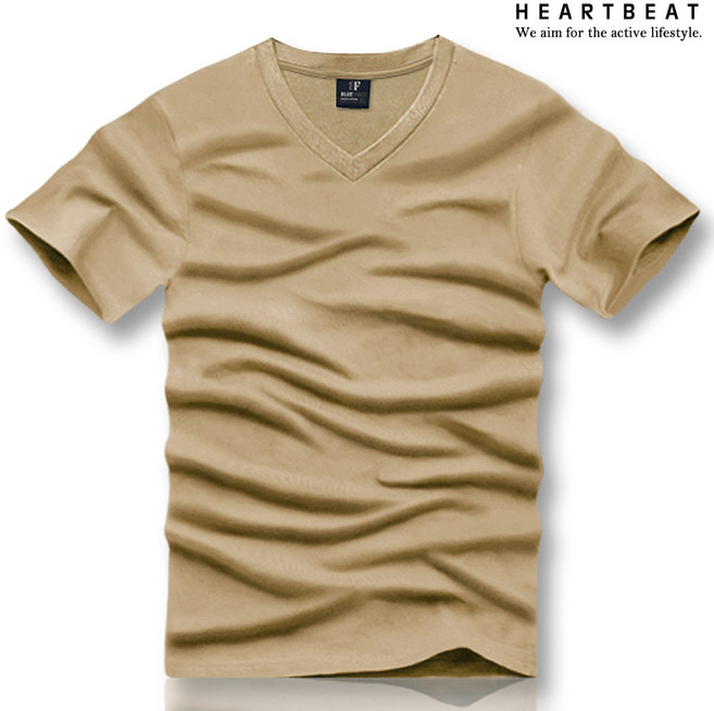 하트비트 메레스 반팔티 브이넥 티셔츠 [국내생산]