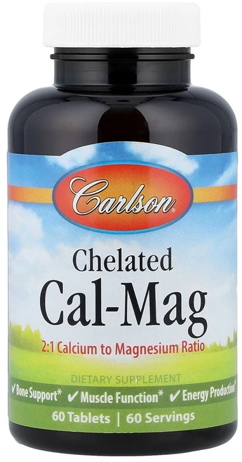 칼슨랩스 킬레이트화 Cal-Mag 60정, 1개 - 쿠팡