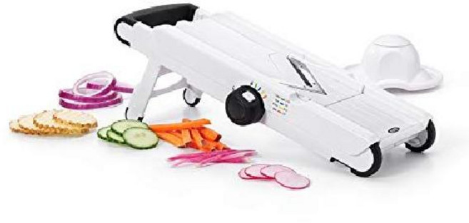 OXO 굿 그립 V-블레이드 만돌린 슬라이서, 1세트, 없음