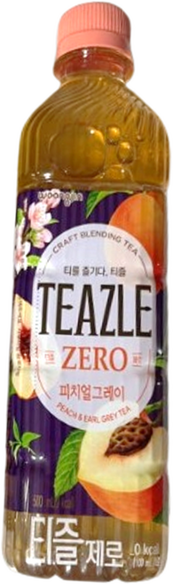티즐 제로 피치얼그레이 500ml, 1개