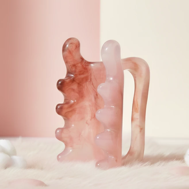 J-UNIVERSE 두피&바디 리프팅괄사, 핑크, 1개 - 쿠팡