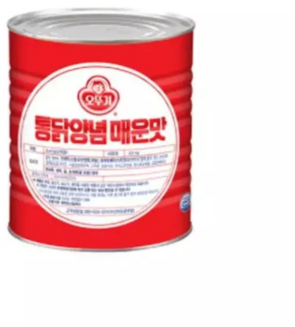 오뚜기 매운통닭양념소스 3.6KG X6개