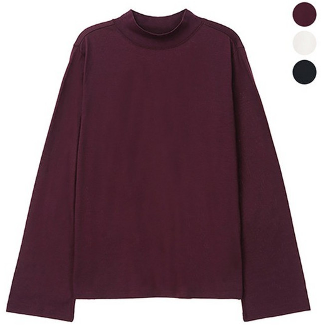 홈쇼핑 23FW 수피마코튼 블렌디드 티블라우스 3종 택1