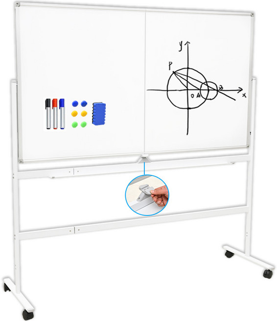화이트보드 대형 화이트 보드 자석 화이트 보드 화이트보드+이동식스탠드