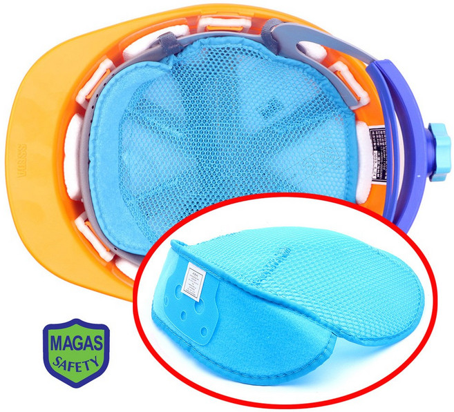 시원이 안전모 땀내피 극세사 타올 메쉬 망사 땀흡수대 머리 보호 내피 땀받이 헬멧 핼멧 하이바 스포츠 모자 에어 매쉬 쿠션 땀 흡수 여름 겨울 안전모땀내피 안전모내피 자전거, 블루