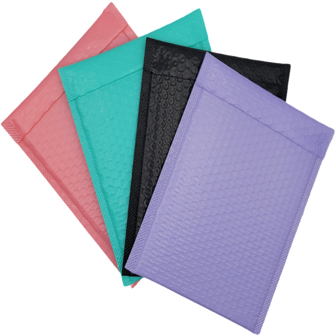 뽁뽁이 에어캡 컬러 안전봉투 30장 100장 묶음. 다양한 컬러 사이즈, 30개