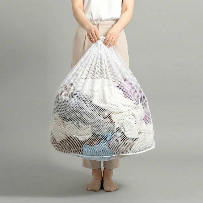 조은자리 대형 베개 이불 신발 세탁망 통돌이 드럼 세탁기 무형광 빨래망 거름망, 원형 60x80, 1개