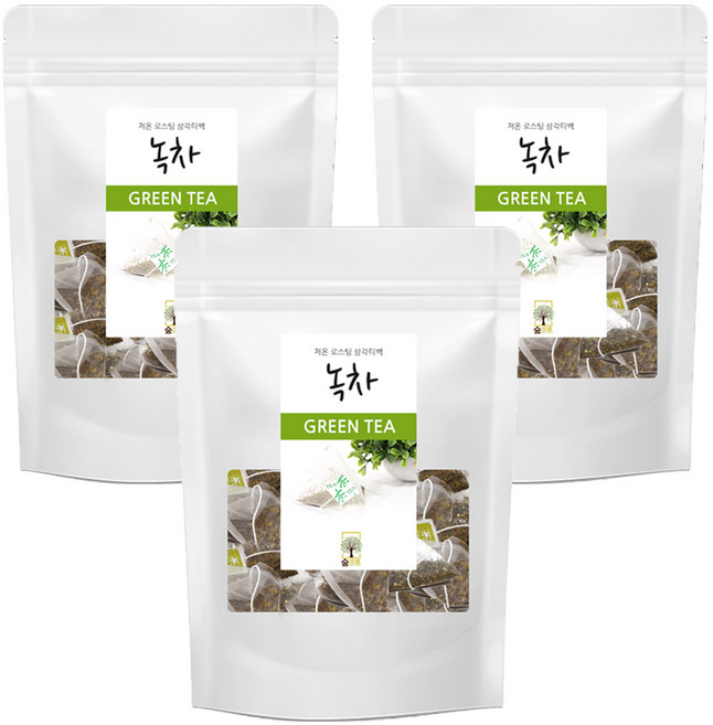 녹차 50티백 숲으로허브 삼각티백, 1g, 50개입, 3개