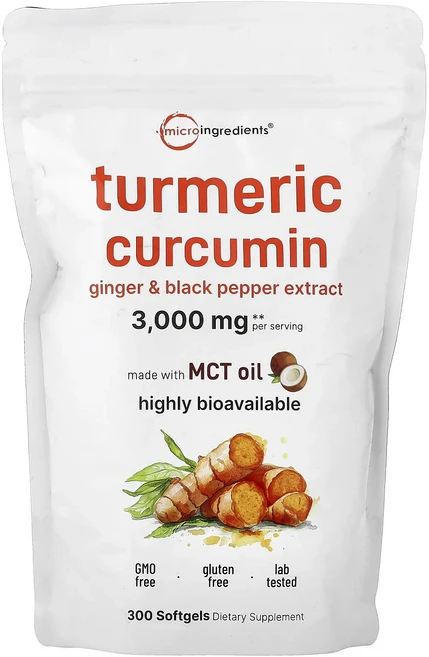 새해 첫좋은선물 Micro Ingredients 강황 커큐민 소프트젤 300정 제대로 할인합니다, MicroIngredients강황커큐민소프트젤300정, 1개 - 쿠팡