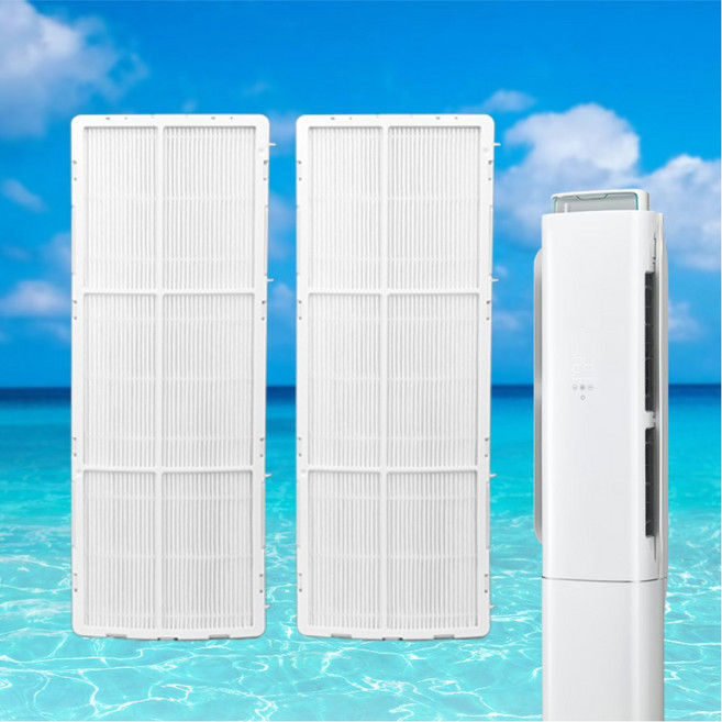 LG 휘센 에어컨필터 스탠드형 듀얼 스마트 2in1 위너 칸 벽걸이 타워플러스I 손연재 크라운 신형 구형 호환, 1세트, 휘센 크라운 필터세트(2EA)