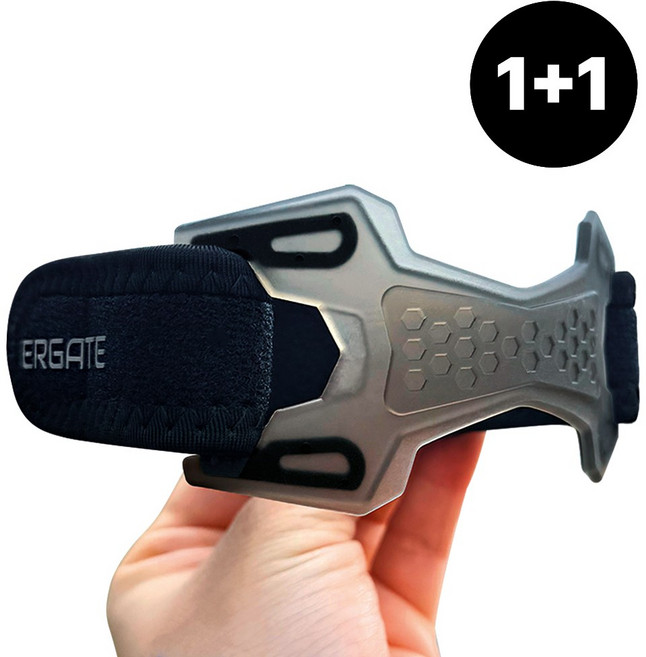 얼게이트 러닝 슬개골 무릎보호대 NONSLIP 등산 슬개건 보호대, 블랙, 2개