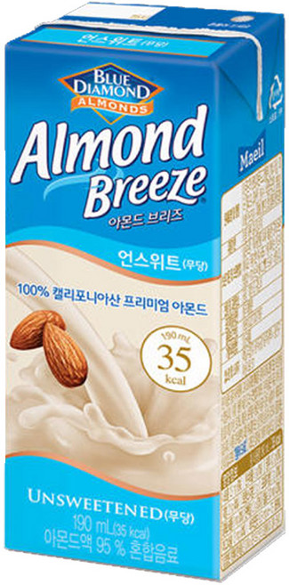 블루다이아몬드 아몬드 브리즈 언스위트, 190ml, 6개