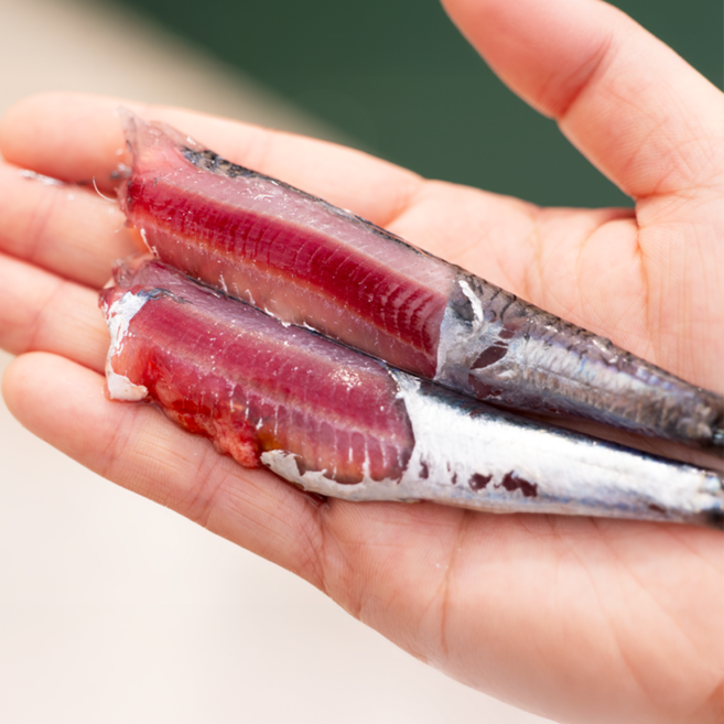 당일조업 거제 생멸치 손질 뼈제거 멸치 멸치회 조림 찌개, 1개, 500g(손질생멸치)