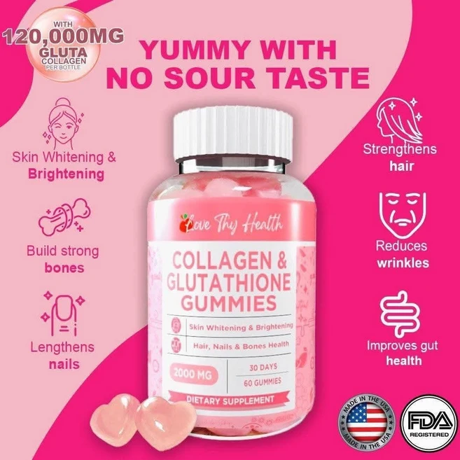 Colagen glutathione gummies, 1개 - 쿠팡