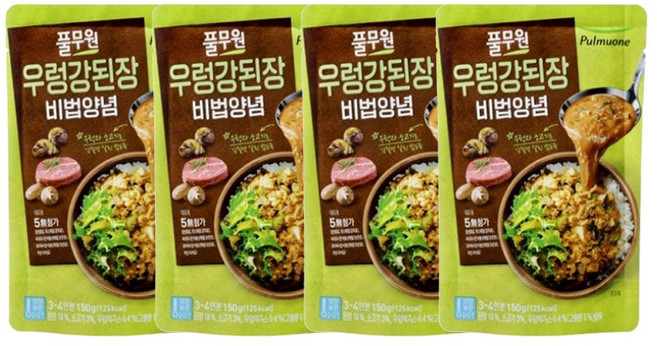 풀무원 우렁강된장비법양념150g, 4개, 150g