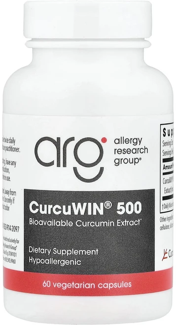 알러지리서치그룹 CurcuWin 500 베지캡슐 60정, 알약/캡슐, 3병 - 쿠팡