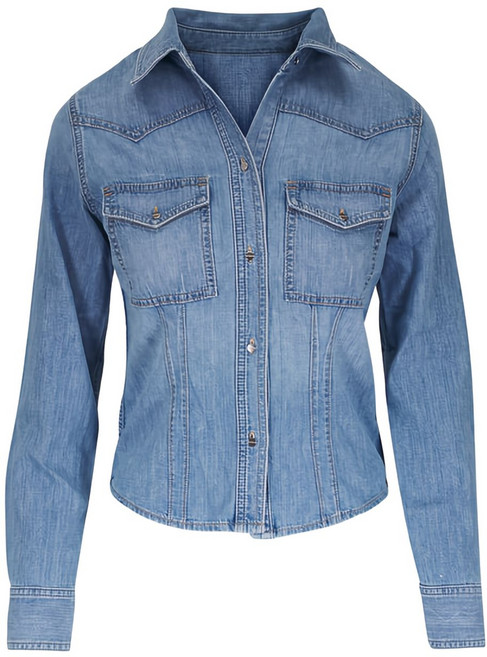 TWP 버튼 프런트 셔츠