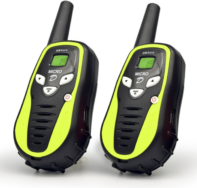 2대 1세트 가성비 갑 Micro D 마이크로디 디지털 생활무전기, 1개, Micro D 디지털 생활무전기(2대 1세트)