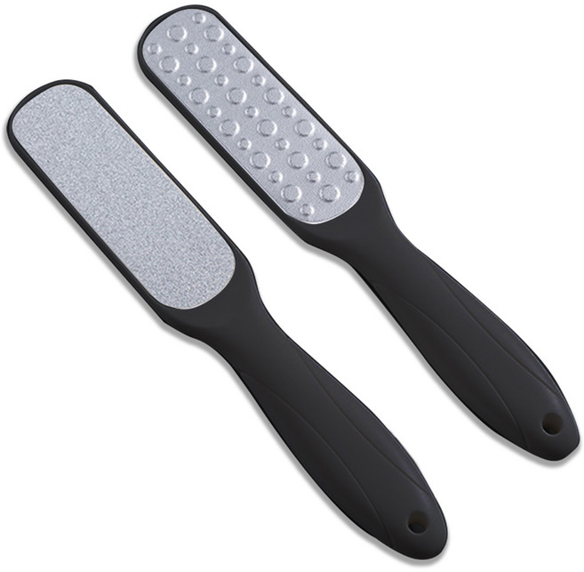 타키타키 발바닥 뒷꿈치 뒤꿈치 각질 제거기 세트, 2개, 1개입