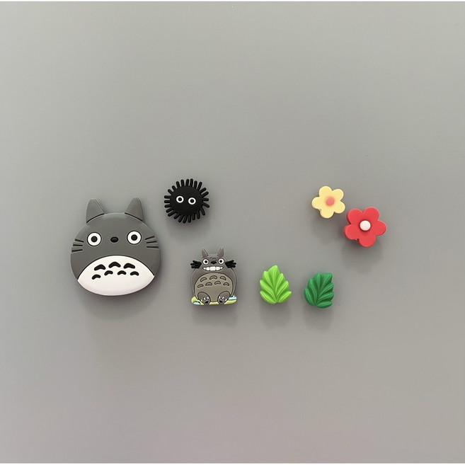 토토로 파츠 실내화꾸미기 신발악세사리 신발꾸미기 신발파츠 실내화파츠(7pcs)