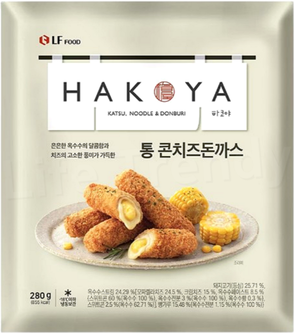 하코야 통 콘치즈돈까스, 1개, 280g