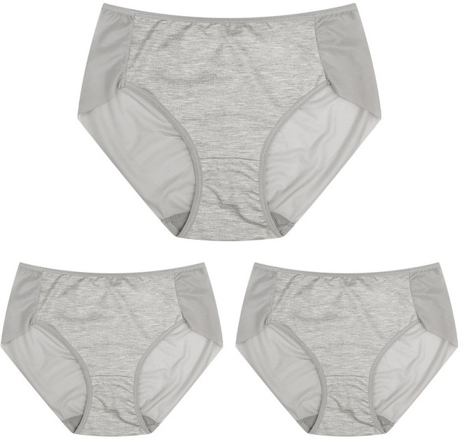 젝시나인 국산 천연섬유 씨스루 햄팬티 3P 세트 XNP9296 빅사이즈