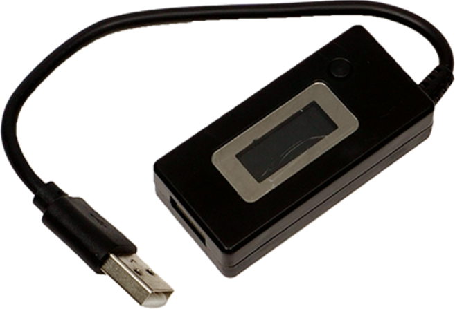 [D20] USB 전류 전압 측정기 - VA메터 5V 충전측정 전류측정 테스터기, 1개