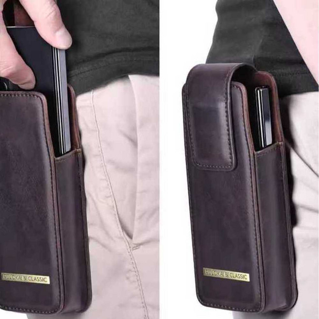허리에차는 핸드폰 벨트지갑 폴드 고리 케이스 가죽 휴대폰 힙색 런닝 등산 지갑 수납, 2. Z Fold3 올드 브라운