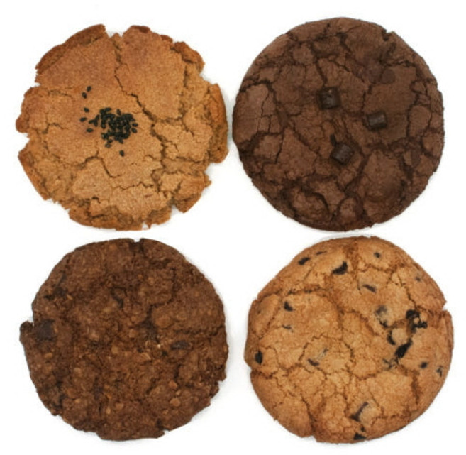 [당일제조] 이레 묵직한 수제 쿠키 4종 답례품 구움과자 선물 브라우니쿠키, 8개, 100g