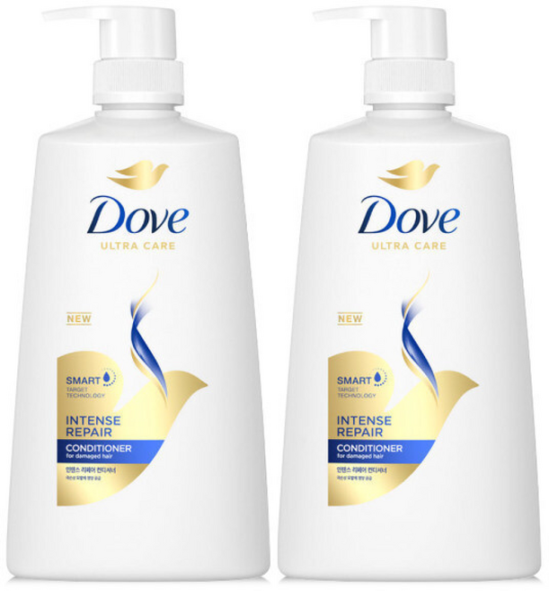 도브 트리트먼트 컨디셔너 린스 인텐스, 2개, 660ml