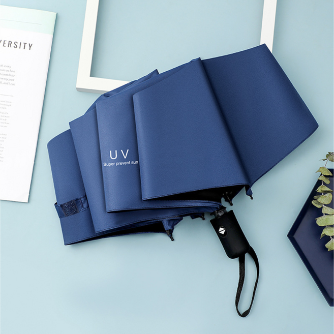 하바우 8K 경량 UV 자외선차단 암막 3단 자동 우산 우양산