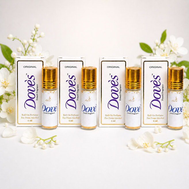 알마스 도브 '스 롤 온 퍼퓸 향수 6ml, 4개