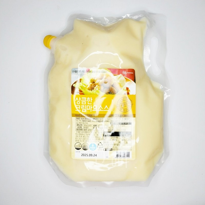 대상 쉐프원 상큼한 크림마요소스, 2kg, 1개