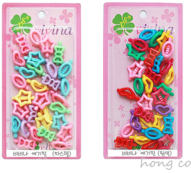 kc인증 국산헤어핀 귀여운헤어핀 고정력짱, 파스텔, 1개