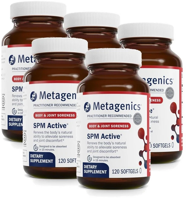 메타제닉스 SPM 엑티브 소프트젤 Metagenics SPM Active, 5개, 120정 - 쿠팡