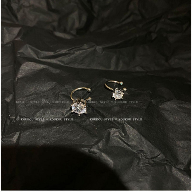 KOUKOU STYLE U型耳夾 無穿耳洞夾式耳環