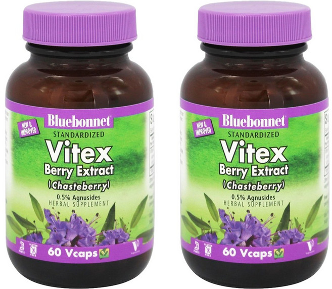 블루보넷 바이텍스 베리 추출물 베지터블 캡슐, 2개, 60정