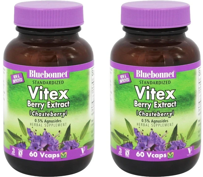 블루보넷 바이텍스 베리 추출물 베지터블 캡슐, 2개, 60정 - 쿠팡