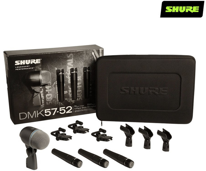 슈어 SHURE DMK57-52 드럼 마이크 세트