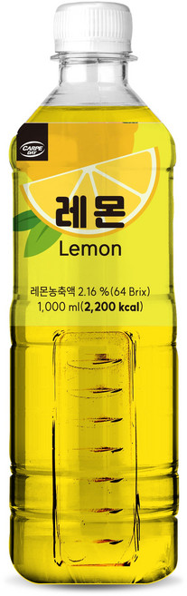 대호 카르페데이 레몬 액상 1000ml x 2개, 1L