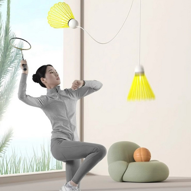 미라클그로스 배드민턴 셀프 연습 셔틀콕, 혼합색상, 1개입, 3개